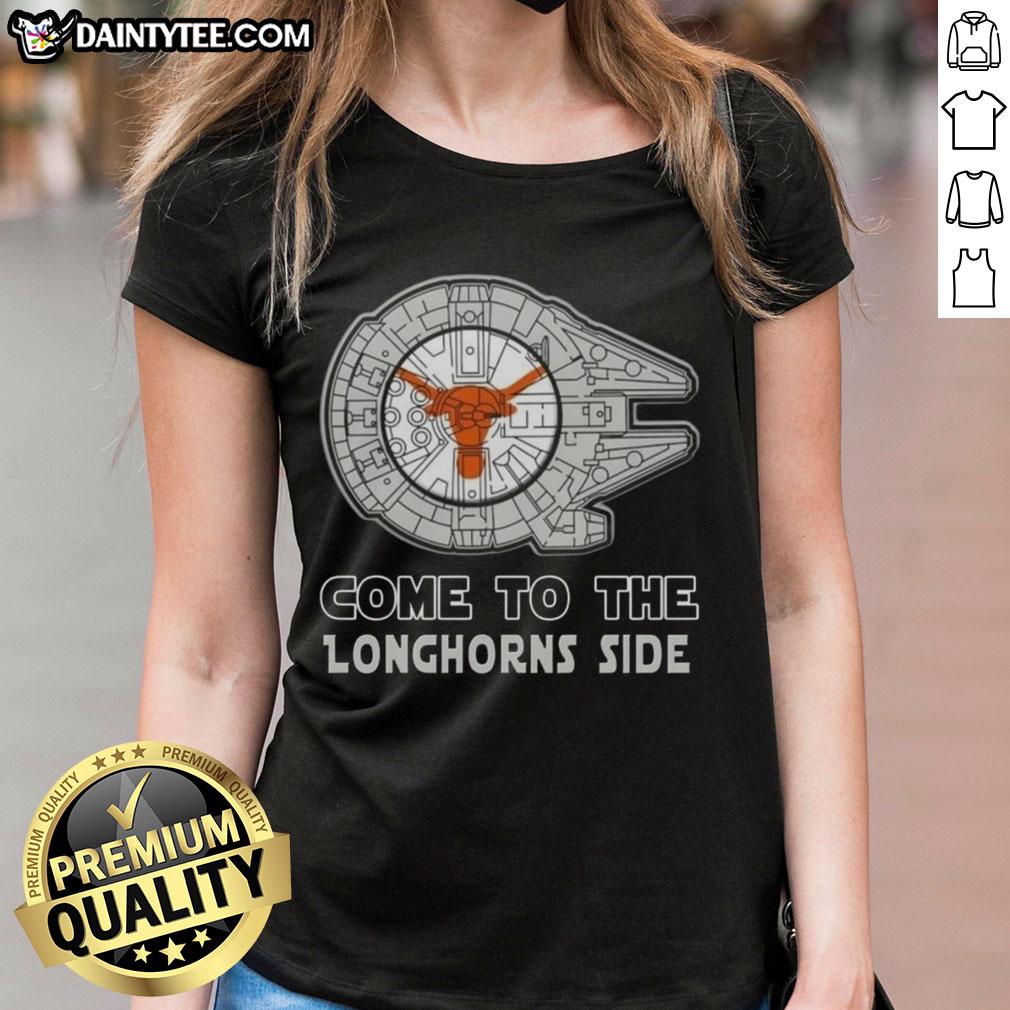 pretty-star-wars-come-to-the-texas-longhorns-side-ladies-tee Pretty Star Wars Come to the Texas Longhorns Side Ladies Tee featuring a stylish design for fans.