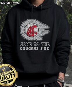 Stylish Pretty Star Wars hoodie featuring Washington State Cougars logo, perfect for fans and cozy wear.