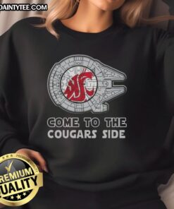 Pretty Star Wars Come to the Washington State Cougars Side Sweatshirt featuring a vibrant design and cozy fit.
