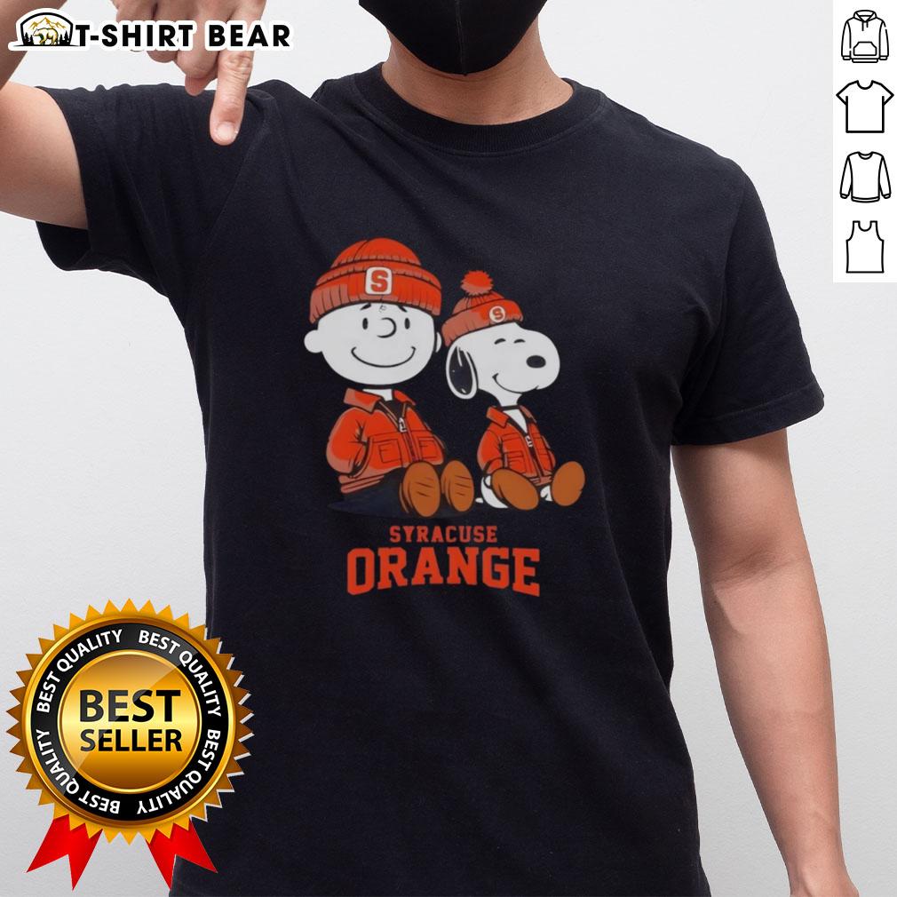 Pretty Syracuse Orange X Snoopy And Charlie Brown T Shirt Pretty Syracuse Orange X Snoopy and Charlie Brown T-shirt featuring vibrant graphics of beloved characters for fans.