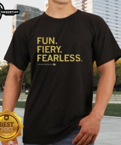 Alt Text: Pretty Taylor Stremlow wearing a fiery Iowa Hawkeyes Basketball T-shirt, showcasing team spirit and style.