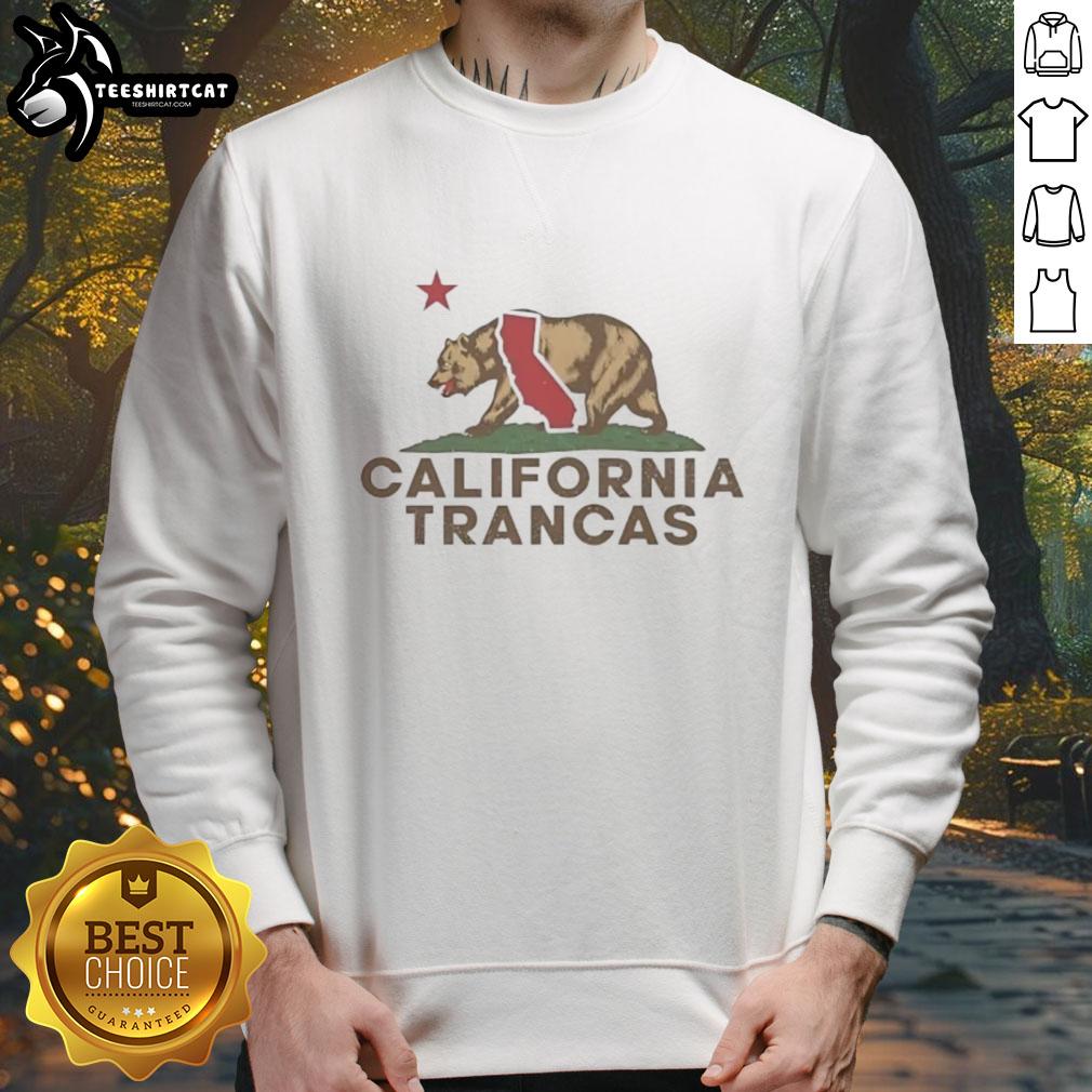 pretty-trancas-california-bear-california-republic-wordplay-vintage-sweatshirt Vintage sweatshirt featuring 'Pretty Trancas California Bear' wordplay design for California Republic enthusiasts.