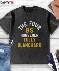 Pretty Tully Blanchard The Horsemen 85 T-shirt showcasing vintage wrestling design featuring Tully Blanchard.