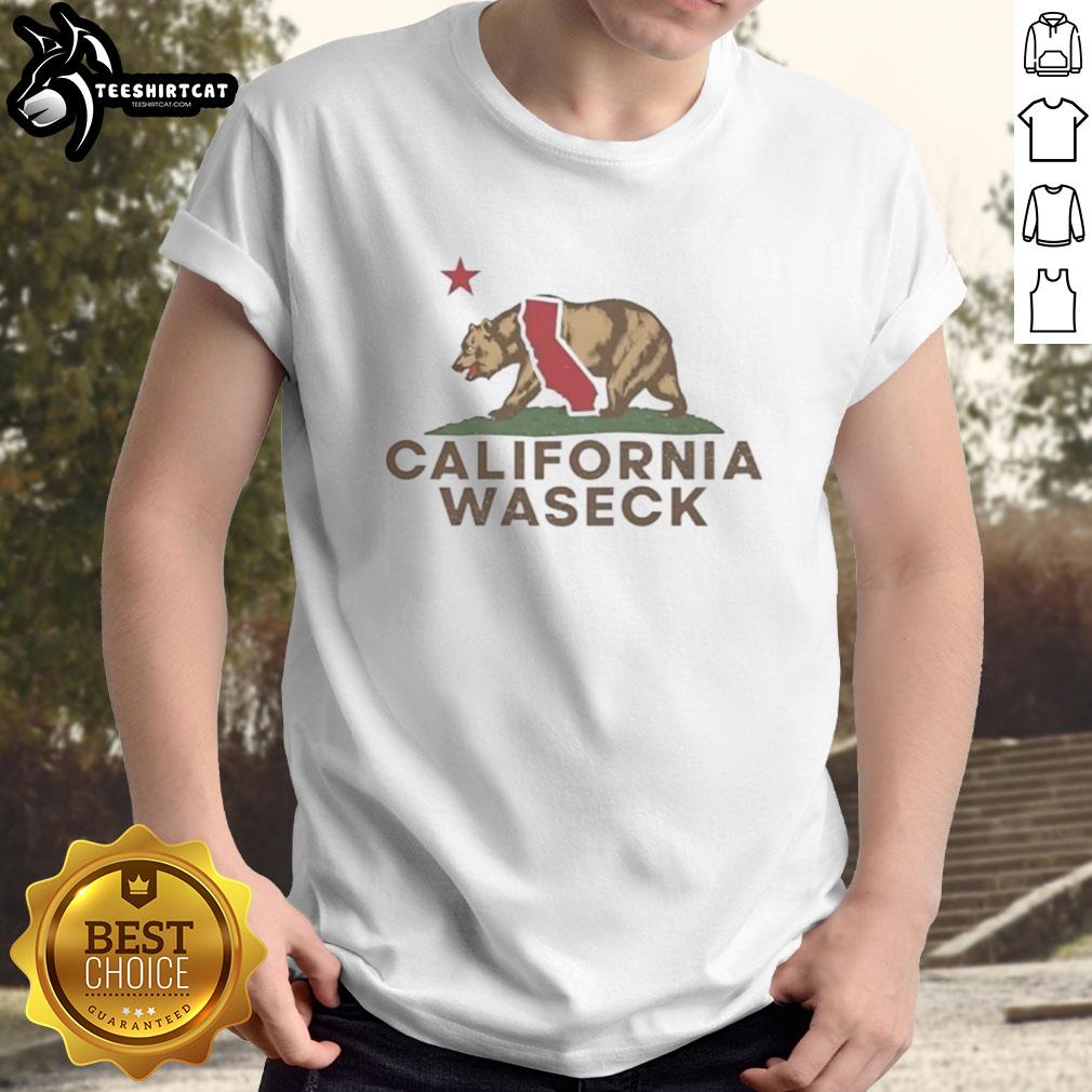pretty-waseck-california-bear-california-republic-wordplay-vintage-t-shirt Vintage Waseck California Bear T-Shirt featuring California Republic wordplay design, perfect for bear lovers and California fans.
