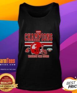 Pretty Washington State Cougars 2025 Potato Bowl Champions helmet tank top showcasing team spirit and athletic style.