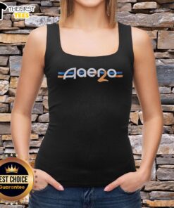 Top Aero video game logo tank top featuring a bold graphic design perfect for gamers and casual wear enthusiasts.