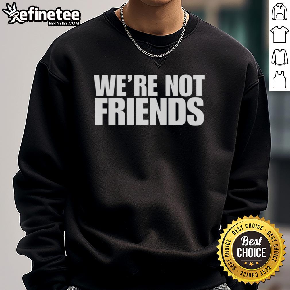 top-alexa-bliss-charlotte-flair-were-not-friends-sweatshirt Top Alexa Bliss Charlotte Flair We're Not Friends sweatshirt featuring bold graphics and a stylish design for wrestling fans.