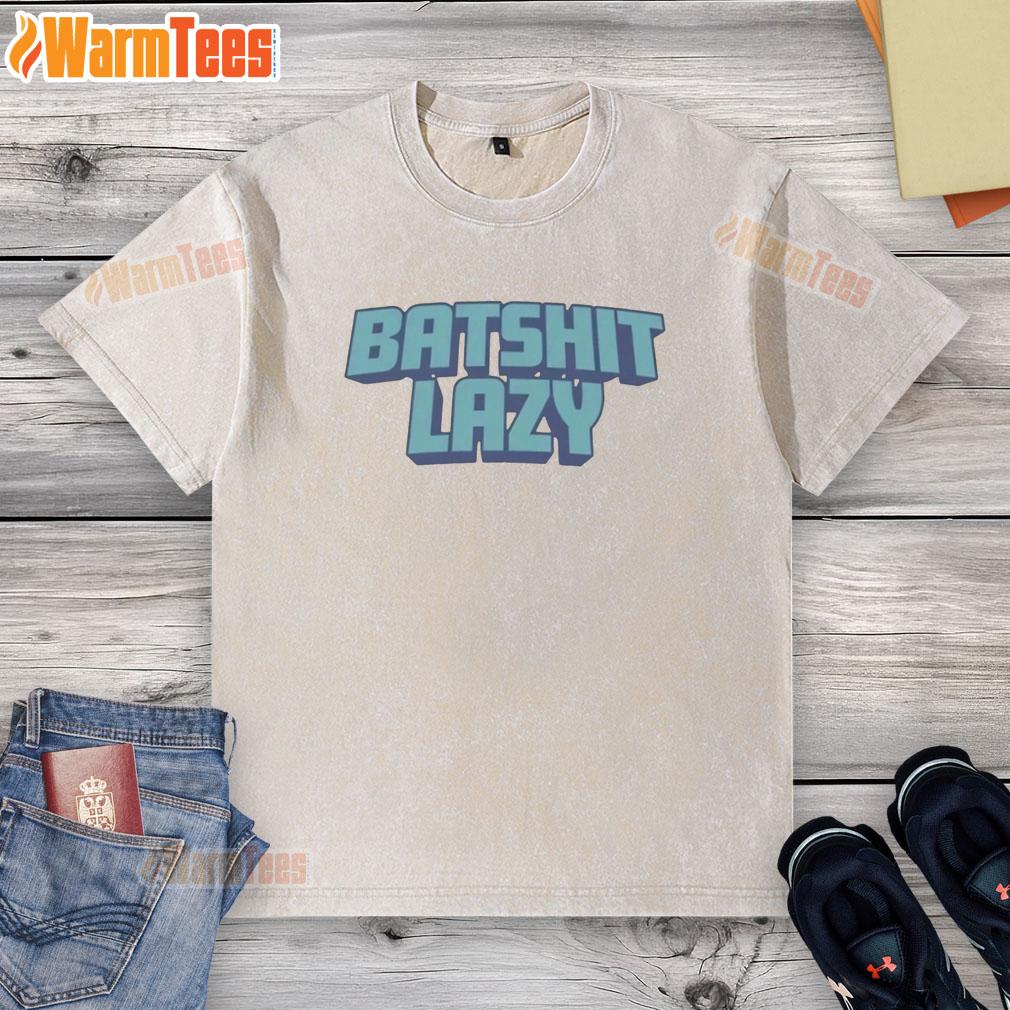 top-batshit-lazy-washed-t-shirt Trendy Top Batshit Lazy Washed T-Shirt in a relaxed fit, perfect for casual wear and stylish comfort.