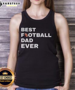 Top Best Football Dad Ever Tank Top in stylish design, perfect for showcasing pride in your favorite football dad.