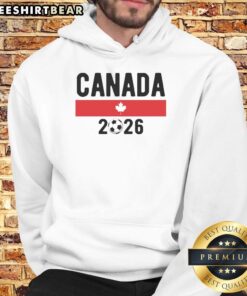 Alt Text: Top Canada 2026 Classic Canadian Soccer Fan Hoodie in vibrant colors, perfect for soccer enthusiasts and fans.