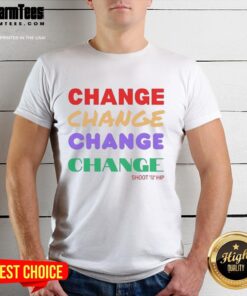 Colorful 'Top Change Repeat' T-Shirt design featuring vibrant hues, perfect for casual wear and expressing creativity.