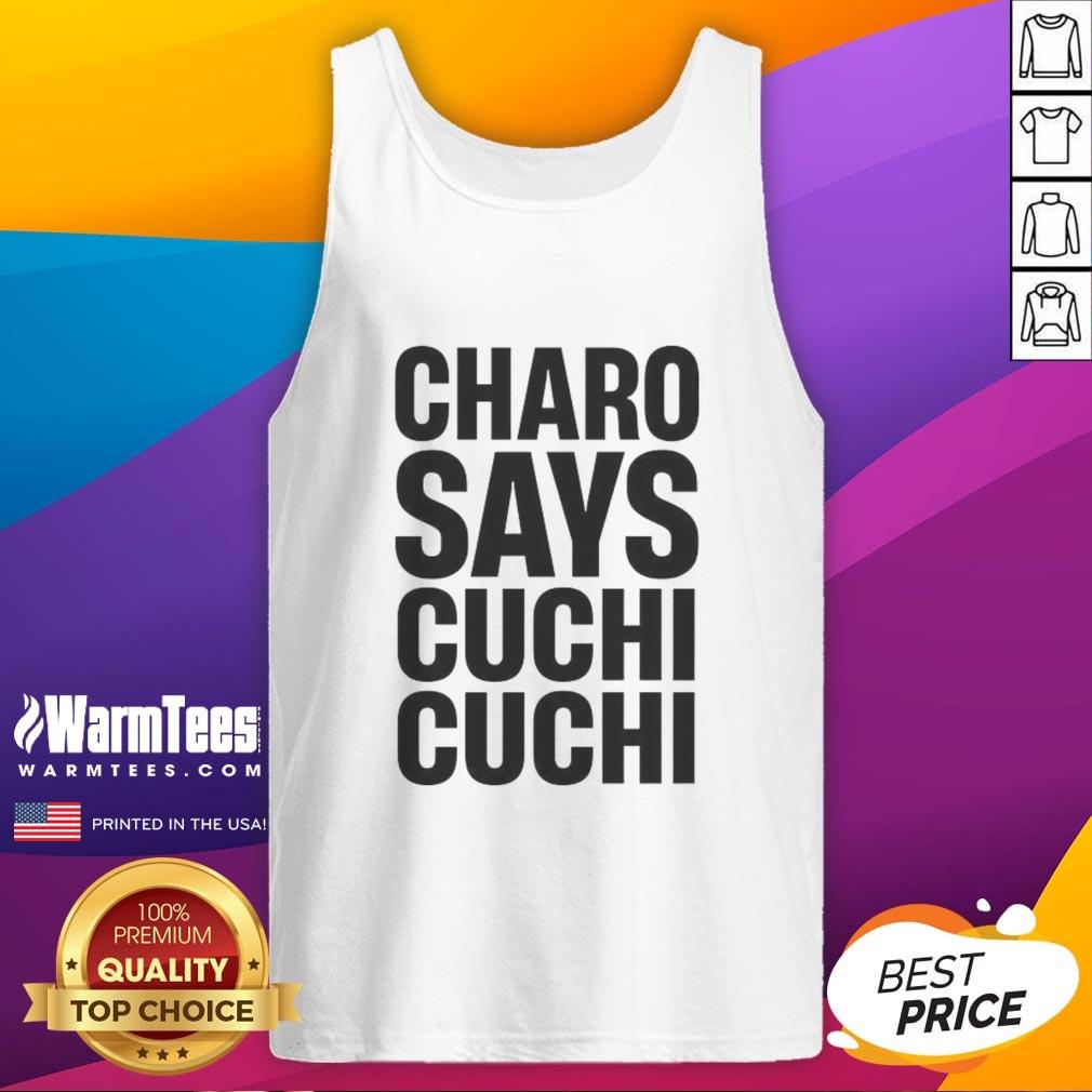 top-charo-says-cuchi-cuchi-tank-top Top Charo Says Cuchi Cuchi tank top featuring vibrant colors and playful design, perfect for casual summer wear.