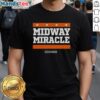 Alt Text: Top Chicago Bears Midway Miracle T-Shirt featuring iconic design and team colors, perfect for fans and collectors.