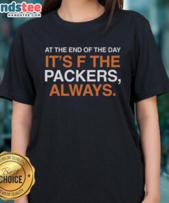 DJ Moore in a Chicago Bears ladies tee, showcasing 'F the Packers' slogan, perfect for Bears fans.