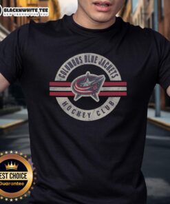 Top Columbus Blue Jackets Surround T-Shirt featuring team logo and vibrant colors, perfect for fans and game day.