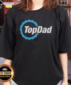 Top Dad Woodworking Saw Blade Tee for dads who love woodworking, perfect gift for Father's Day or any occasion.