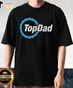 Top Dad Woodworking Saw Blade Dad T-Shirt featuring a stylish design for proud dads who love woodworking.