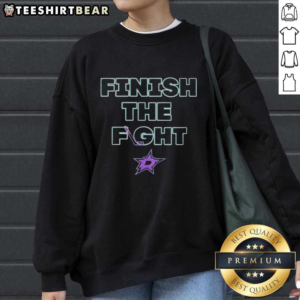 top-dallas-stars-hockey-finish-the-fight-sweatshirt Top Dallas Stars Hockey Finish The Fight sweatshirt, showcasing team spirit and cozy design for fans.