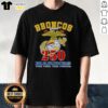 Top Denver Broncos X U.S.M.C 250th Birthday Celebration T-Shirt featuring vibrant team colors and commemorative design.
