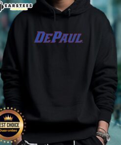 Top DePaul Blue Demons hoodie featuring the logo, perfect for fans and stylish casual wear.