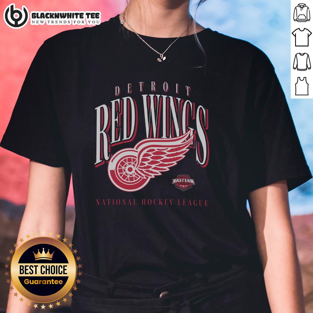 Top Detroit Red Wings Crease Ladies Tee Top Detroit Red Wings Crease Ladies Tee featuring vibrant team colors and logo, perfect for female hockey fans.