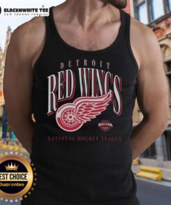 Stylish Top Detroit Red Wings Crease Tank Top featuring team logo, perfect for fans and summer sportswear.