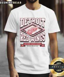 Top Detroit Red Wings Heater T-Shirt featuring bold team logo, perfect for fans to showcase their support.