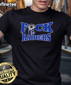 Top Fck The Raiders T-Shirt featuring bold graphics, perfect for passionate fans showing team spirit and style.
