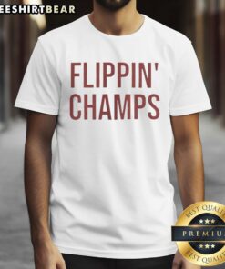 Top Flippin Champs Indiana Hoosiers Fernando Mendoza T-Shirt featuring vibrant team colors and stylish design for fans.