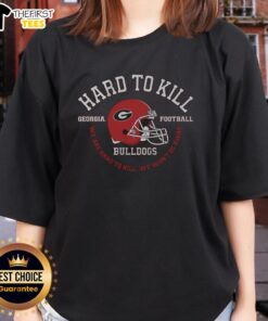 Top Georgia Football Hard To Kill Ladies Tee showcasing team spirit in stylish design for female fans.
