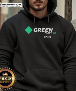 Top Green Party US hoodie featuring a vibrant design, perfect for eco-conscious supporters and stylish activism.