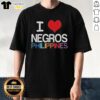 Top I Love Negros Philippines T-Shirt with vibrant design showcasing love for Negros Island, perfect for locals and tourists.