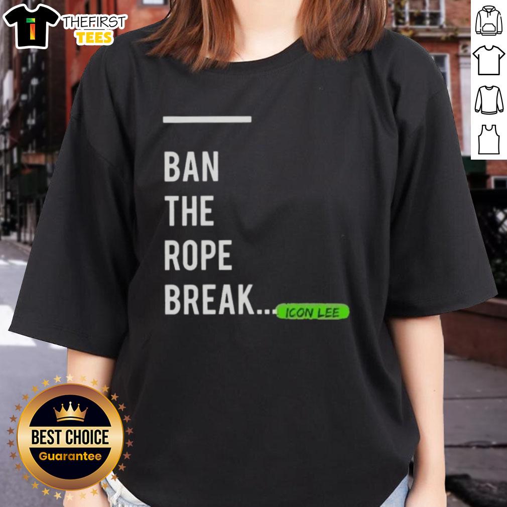 top-icon-lee-ban-the-rope-break-ladies-tee Top Icon Lee Ban The Rope Break Ladies Tee featuring a stylish design for women, perfect for casual outfits and everyday wear.
