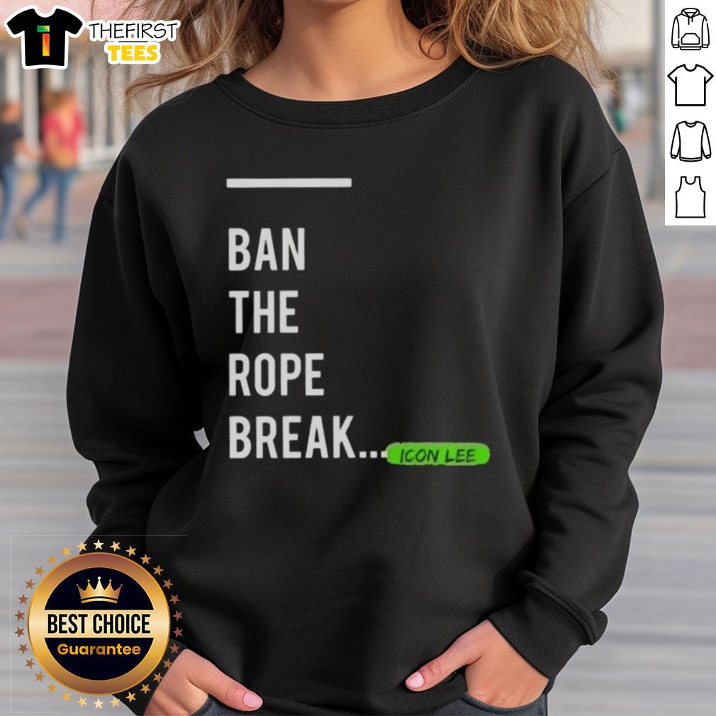 top-icon-lee-ban-the-rope-break-sweatshirt Top Icon Lee Ban The Rope Break Sweatshirt in casual style, featuring a bold graphic design and comfortable fit.