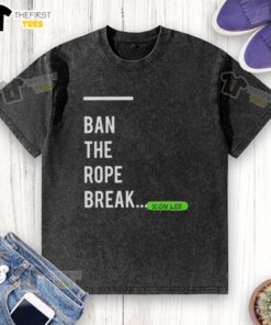 Top Icon Lee Ban The Rope Break Washed T-Shirt in casual style, perfect for everyday wear and fashion-forward looks.