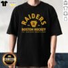 Top Ilya Rozanov Boston Raiders Hockey Est 1924 T-Shirt featuring team logo and player number in bold design.