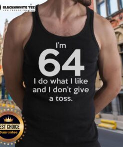 Alt Text: Stylish letter tank top with 'I Do What I Like And I Dont Give A Toss' design, perfect for casual wear.