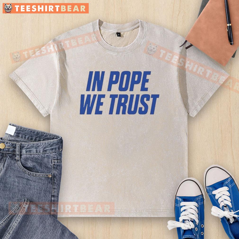 top-in-pope-we-trust-kentucky-wildcats-washed-t-shirt Top In Pope We Trust Kentucky Wildcats washed t-shirt in blue, perfect for fans showing team spirit and support.