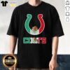 Top Indianapolis Colts Football X Mexican Flag Logo T-Shirt featuring vibrant team colors and unique design for fans.