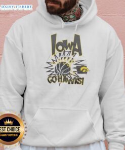 Top Iowa Hawkeyes Go Hawks Slam Hoodie featuring the iconic team logo and vibrant colors for sports fans.