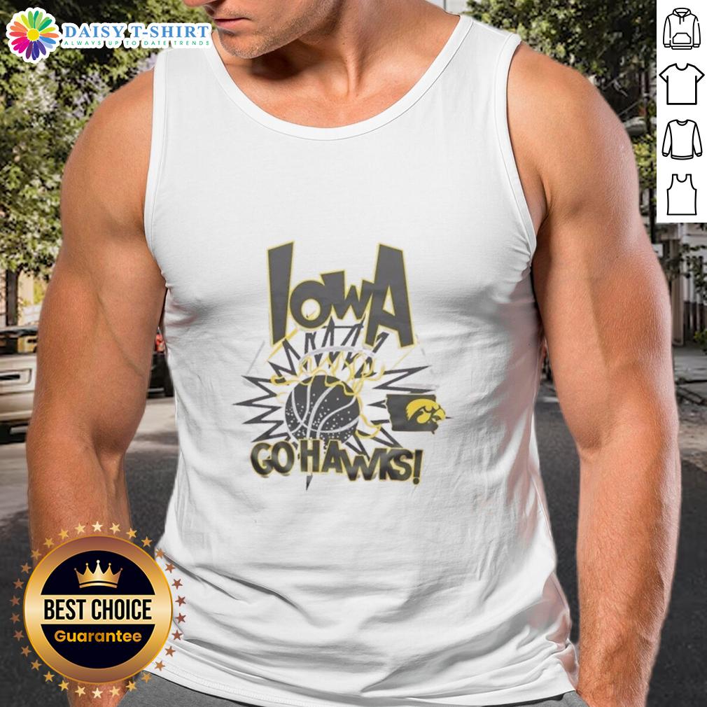 Top Iowa Hawkeyes Go Hawks Slam Tank Top Alt Text: Top Iowa Hawkeyes Go Hawks Slam Tank Top featuring team colors and logo, perfect for fans and summer wear.