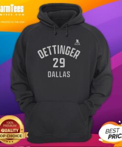Alt Text: Top Jake Oettinger Dallas Stars hoodie featuring name and number 29, perfect for ice hockey fans.