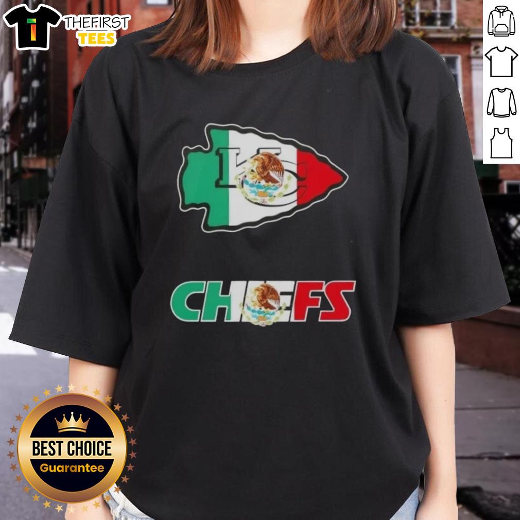 top-kansas-city-chiefs-football-x-mexican-flag-logo-ladies-tee Alt Text: Kansas City Chiefs football ladies tee featuring a vibrant Mexican flag logo design for fans.