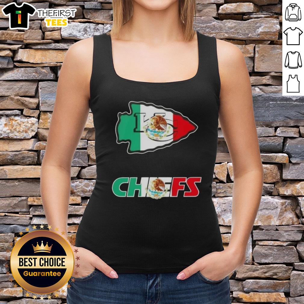 top-kansas-city-chiefs-football-x-mexican-flag-logo-tank-top Top Kansas City Chiefs football tank top featuring a vibrant Mexican flag logo design for fans and sports enthusiasts.