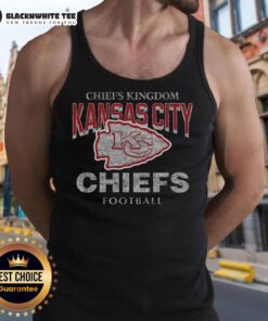 Stylish tank top featuring the Kansas City Chiefs logo, perfect for fans showcasing team spirit on game day.