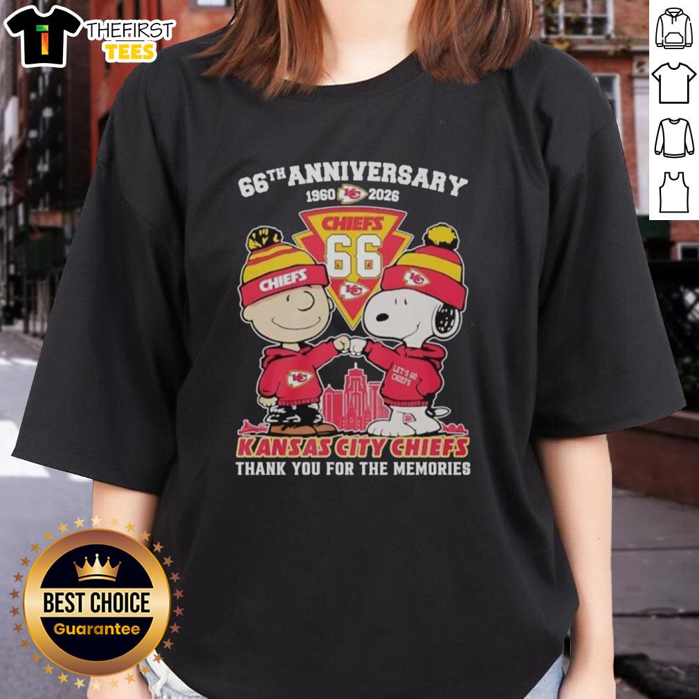 top-kansas-city-chiefs-outfit-with-snoopy-and-charlie-brown-66th-anniversary-1960-2026-ladies-tee Stylish ladies tee celebrating the 66th anniversary of Snoopy and Charlie Brown, featuring Kansas City Chiefs design.