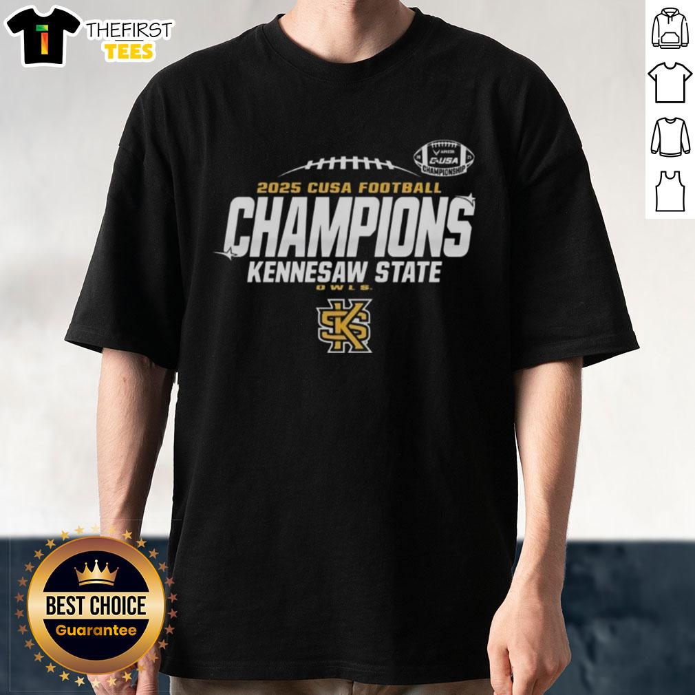 top-kennesaw-state-owls-2025-c-usa-champs-t-shirt Top Kennesaw State Owls 2025 C-USA Champs T-Shirt featuring vibrant team colors and logo for proud fans.
