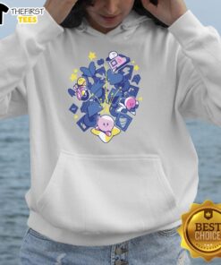 Top Kirby Day At The Races Hoodie featuring a vibrant design, perfect for racing enthusiasts and Kirby fans.