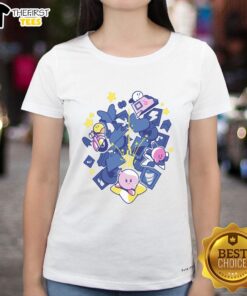 Top Kirby Day At The Races Ladies Tee featuring vibrant graphics and a stylish design for race day fashion.