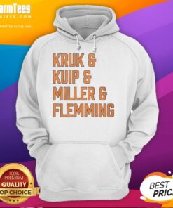 San Francisco Giants hoodie featuring Top, Kruk, Kuip, Miller, and Flemming for fans and collectors.